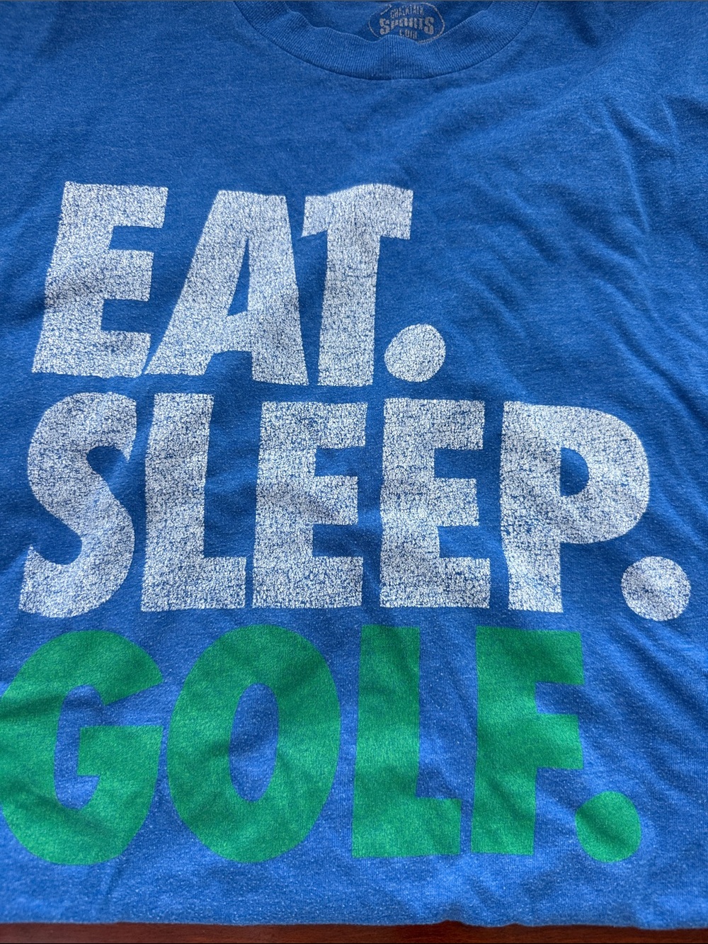 Next Level Apparel Blue Crewneck Graphic Tee